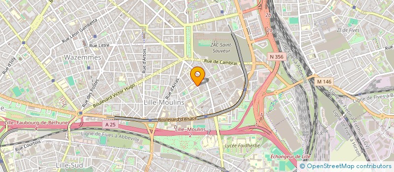 localisation de l'entreprise MADAME OPHELIE DAHLIA ABOUNGONE THOMO à LILLE