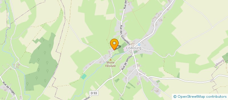 localisation de l'entreprise MADAME OPHELIE DANDRE  LISBOURG