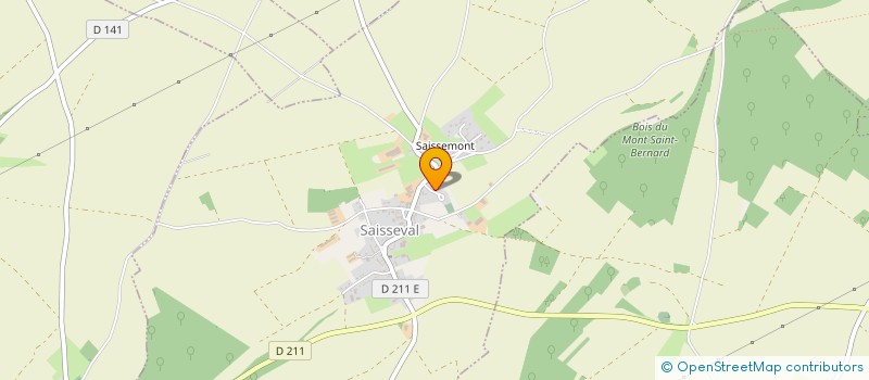 localisation de l'entreprise MADAME OPHELIE DANON  SAISSEVAL