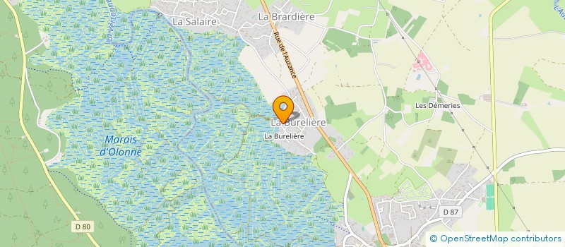 localisation de l'entreprise MADAME OPHELIE DAVID  L'ILE-D'OLONNE