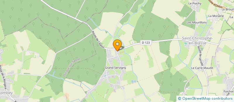 localisation de l'entreprise MADAME OPHELIE DAVID  SAINT-CHRISTOPHE-EN-BRESSE