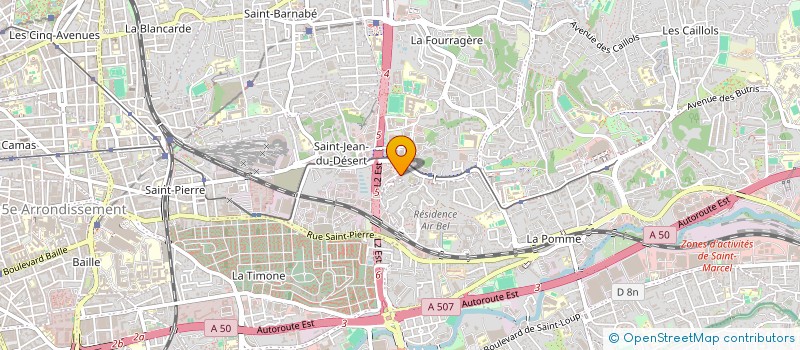 localisation de l'entreprise MADAME OPHELIE DE CESARE à MARSEILLE