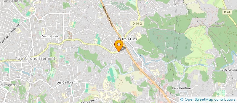 localisation de l'entreprise MADAME OPHELIE DE GREEUW à MARSEILLE 12EME