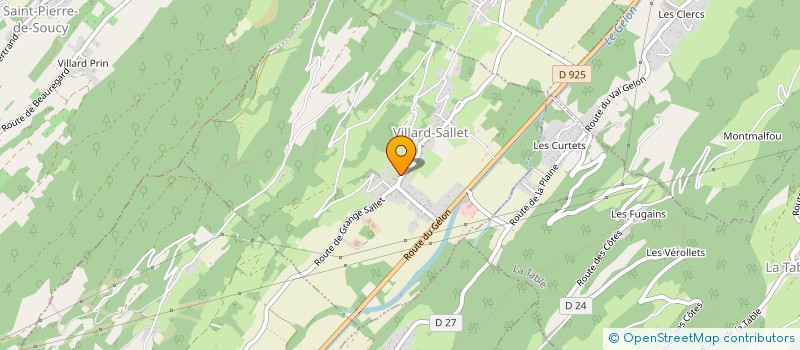 localisation de l'entreprise MADAME OPHELIE DE NEVES DE OLIVEIRA à VILLARD-SALLET