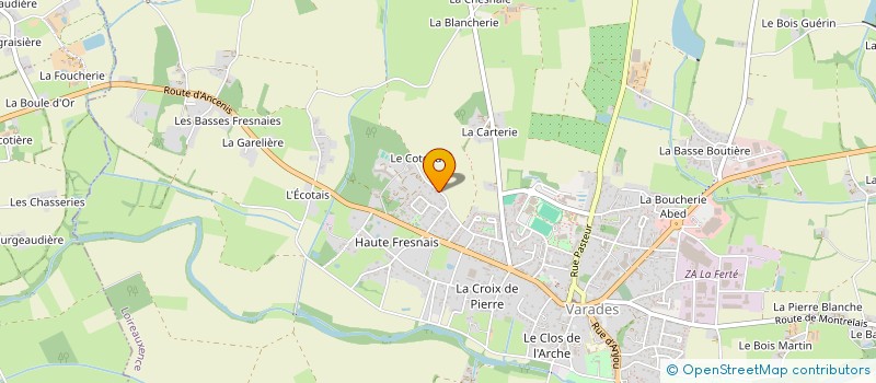 localisation de l'entreprise MADAME OPHELIE DE ROBILLARD  LOIREAUXENCE