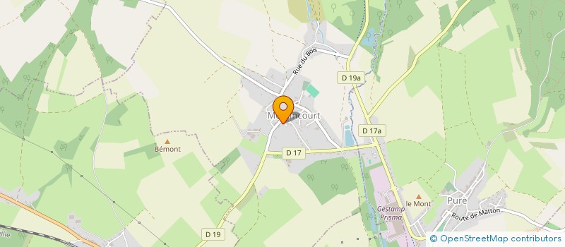 localisation de l'entreprise MADAME OPHELIE DE SIMONE  MESSINCOURT