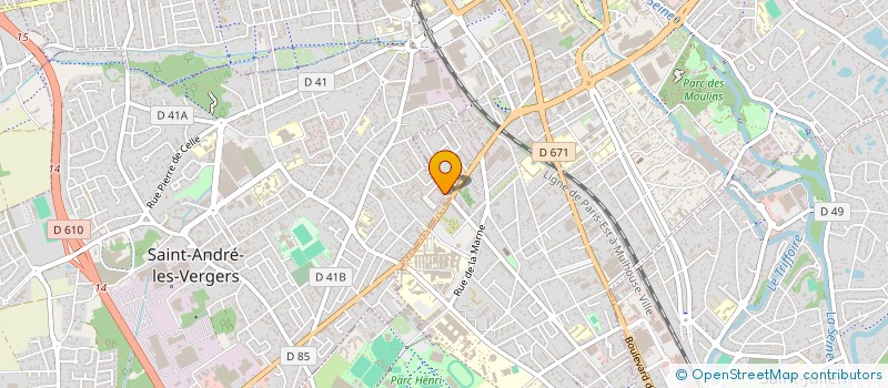 localisation de l'entreprise MADAME OPHELIE DE SOUSA MEDINA  SAINT-ANDRE-LES-VERGERS