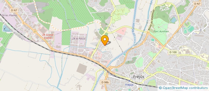 localisation de l'entreprise MADAME OPHELIE DEI à FREJUS