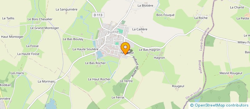 localisation de l'entreprise MADAME OPHELIE DELAUNAY  LUITRE-DOMPIERRE