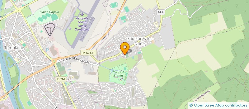 localisation de l'entreprise MADAME OPHELIE DELOCHE  SAULXURES-LES-NANCY