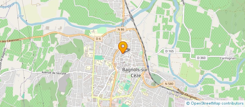 localisation de l'entreprise MADAME OPHELIE DEMOTIE  BAGNOLS-SUR-CEZE