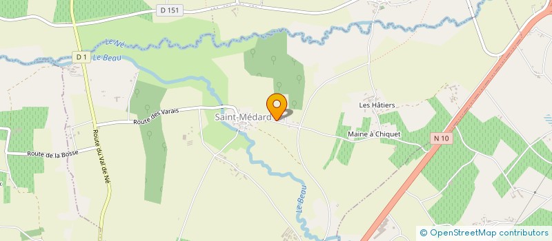 localisation de l'entreprise MADAME OPHELIE DENIS  NERSAC