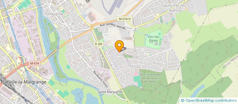 localisation de l'entreprise MADAME OPHELIE DERVAUX  SAULXURES-LES-NANCY