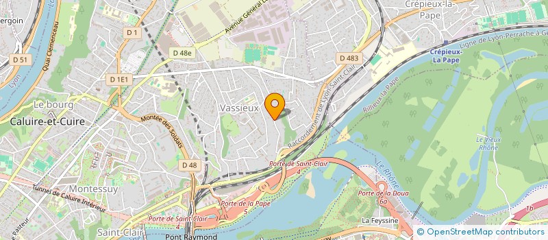 localisation de l'entreprise MADAME OPHELIE DESEAUES  CALUIRE-ET-CUIRE