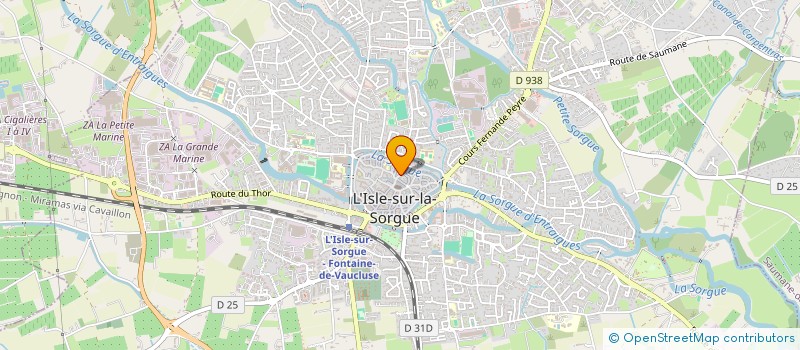 localisation de l'entreprise MADAME OPHELIE DESHAIES à L'ISLE-SUR-LA-SORGUE
