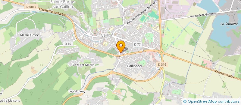 localisation de l'entreprise MADAME OPHELIE DI CARO  GAILLON