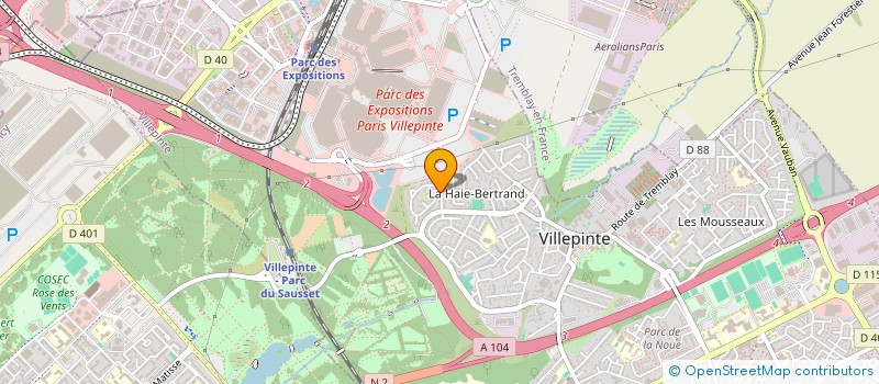 localisation de l'entreprise MADAME OPHELIE DI MANNO à VILLEPINTE