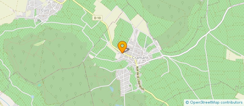 localisation de l'entreprise MADAME OPHELIE DIEBOLT à CRAMANT