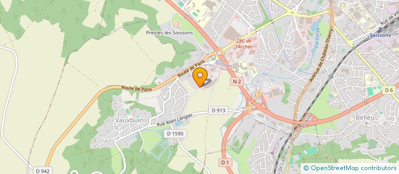 localisation de l'entreprise MADAME OPHELIE DIGNOIRE à VAUXBUIN