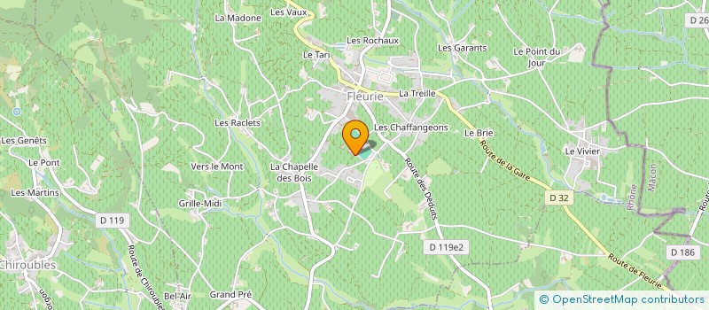 localisation de l'entreprise MADAME OPHELIE DORY à FLEURIE