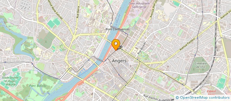 localisation de l'entreprise MADAME OPHELIE DROUIN à ANGERS