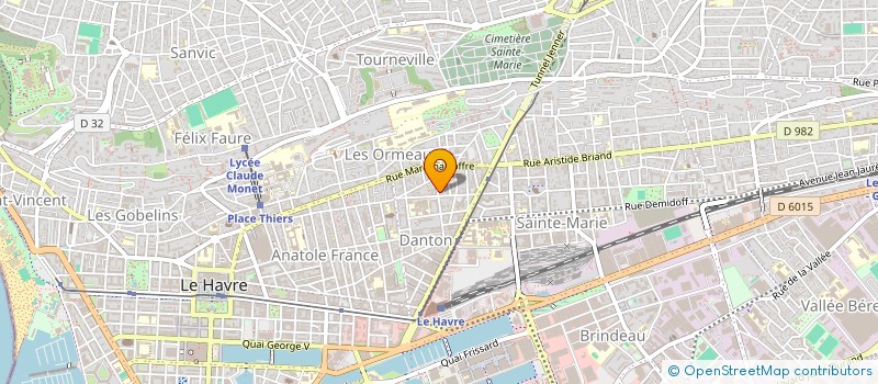 localisation de l'entreprise MADAME OPHELIE DUHAMEL  LE HAVRE