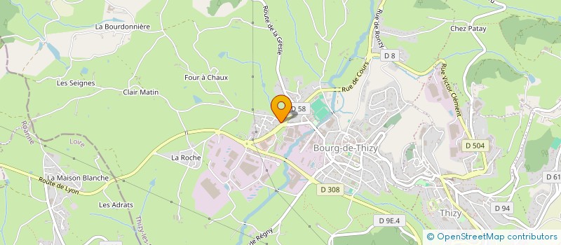 localisation de l'entreprise MADAME OPHELIE DUTEL  THIZY-LES-BOURGS