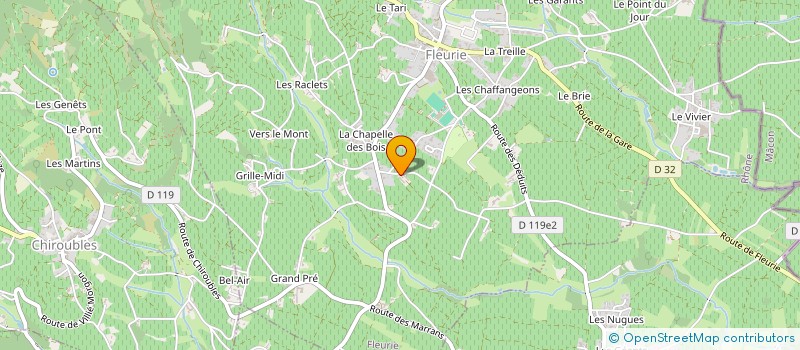 localisation de l'entreprise MADAME OPHELIE DUTRAIVE à FLEURIE