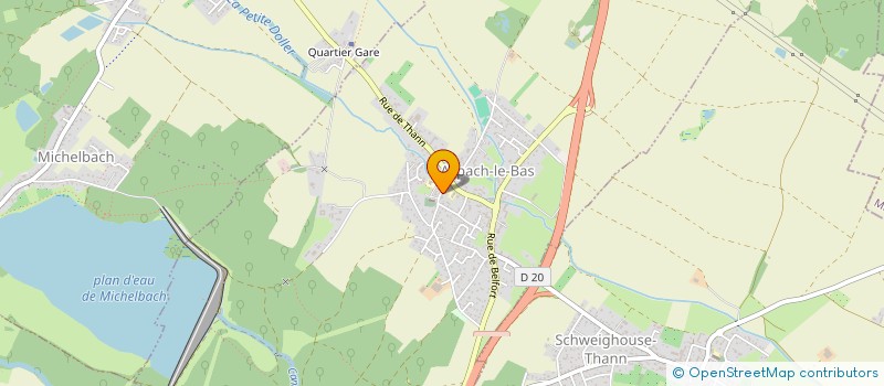 localisation de l'entreprise MADAME OPHELIE EHRET  ASPACH-LE-BAS