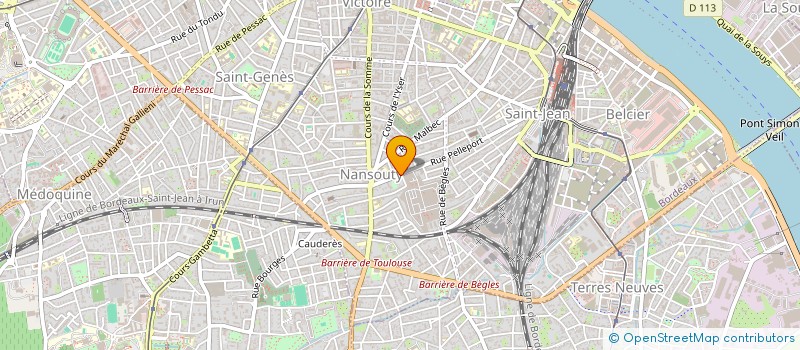 localisation de l'entreprise MADAME OPHELIE ELDIN  BORDEAUX