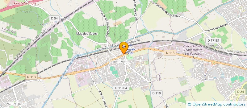 localisation de l'entreprise MADAME OPHELIE ESTEBAN à LUNEL-VIEL