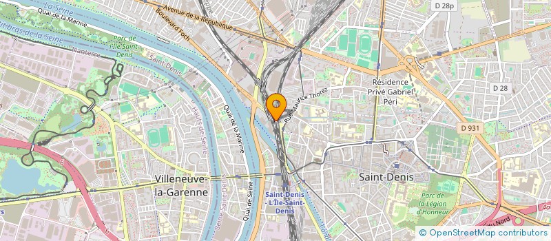 localisation de l'entreprise MADAME OPHELIE ESTEVE à SAINT-DENIS
