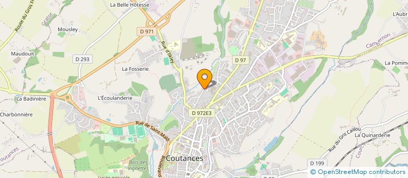 localisation de l'entreprise MADAME OPHELIE EURY à COUTANCES