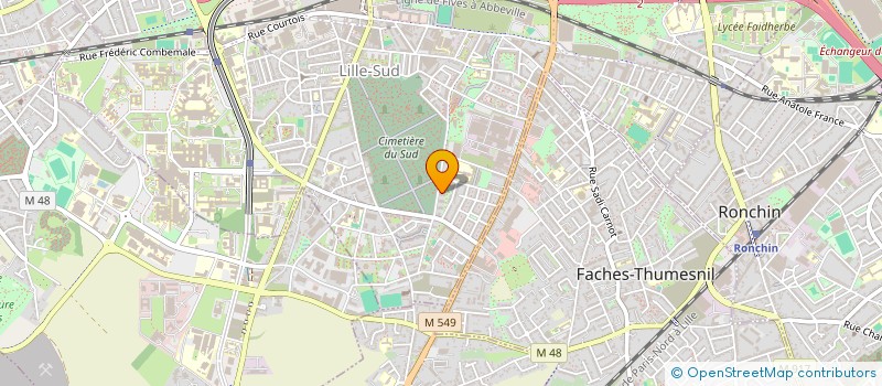 localisation de l'entreprise MADAME OPHELIE FARENEAU à LILLE