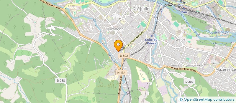 localisation de l'entreprise MADAME OPHELIE FERREIRA  JURANCON