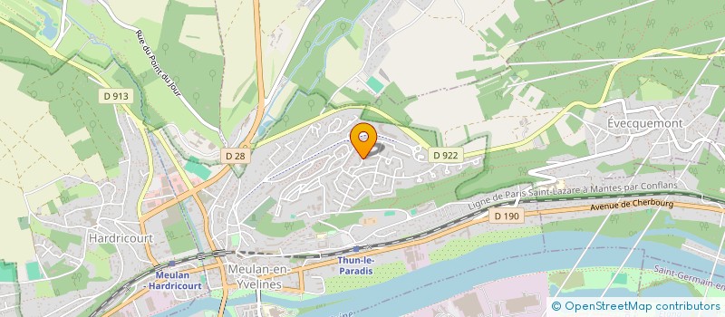 localisation de l'entreprise MADAME OPHELIE FILLION à MEULAN-EN-YVELINES