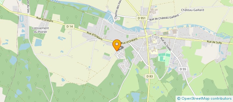 localisation de l'entreprise MADAME OPHELIE FINET à TIGY