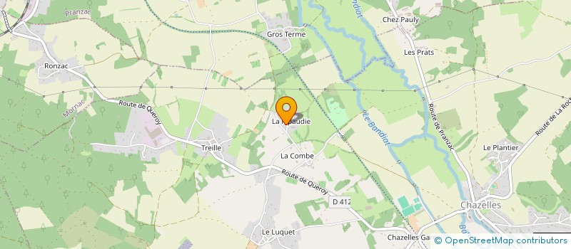localisation de l'entreprise MADAME OPHELIE FONDRAT à CHAZELLES