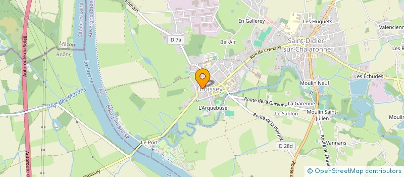 localisation de l'entreprise MADAME OPHELIE FOURNEL  THOISSEY