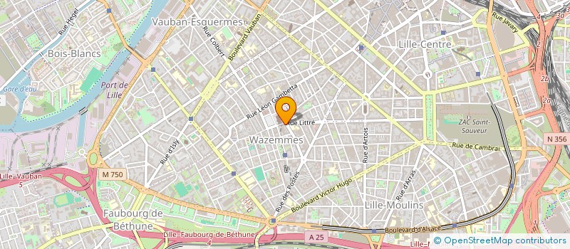localisation de l'entreprise MADAME OPHELIE FOVEAU à LILLE