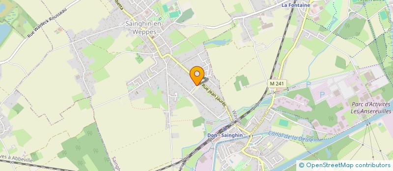 localisation de l'entreprise MADAME OPHELIE FRANCISCO  SAINGHIN-EN-WEPPES