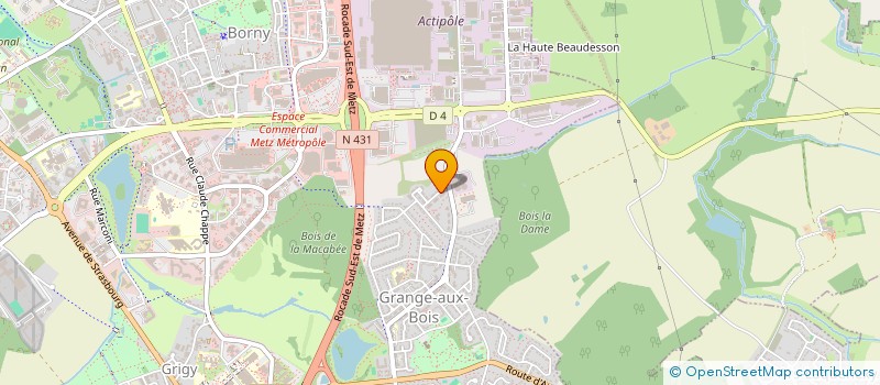 localisation de l'entreprise MADAME OPHELIE FRANCISCO  METZ