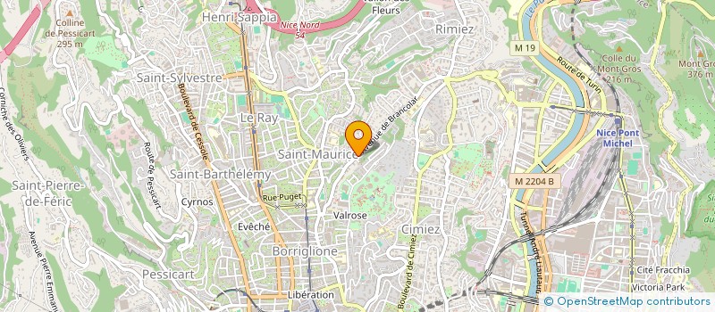 localisation de l'entreprise MADAME OPHELIE FRANCOIS à NICE