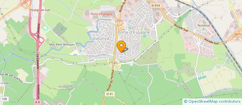 localisation de l'entreprise MADAME OPHELIE FRANCQ  PERPIGNAN