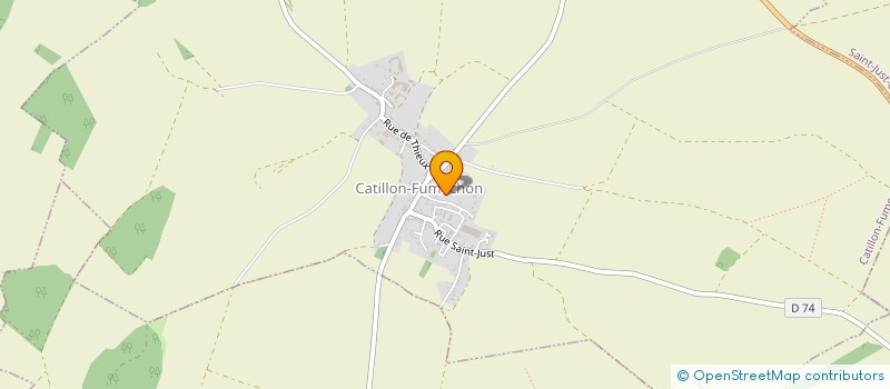 localisation de l'entreprise MADAME OPHELIE FREJAVILLE  CATILLON-FUMECHON