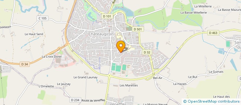 localisation de l'entreprise MADAME OPHELIE FREMOND à CHATEAUGIRON