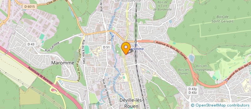 localisation de l'entreprise MADAME OPHELIE FREY  BARENTIN