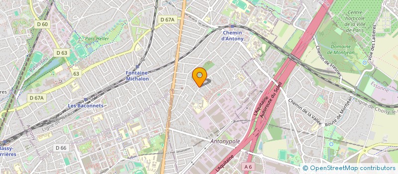 localisation de l'entreprise MADAME OPHELIE GAIO FIGUEIRAS à ANTONY