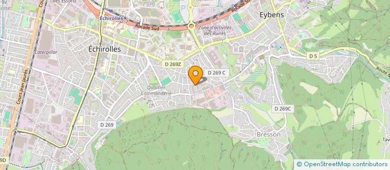 localisation de l'entreprise MADAME OPHELIE GALERA  ECHIROLLES