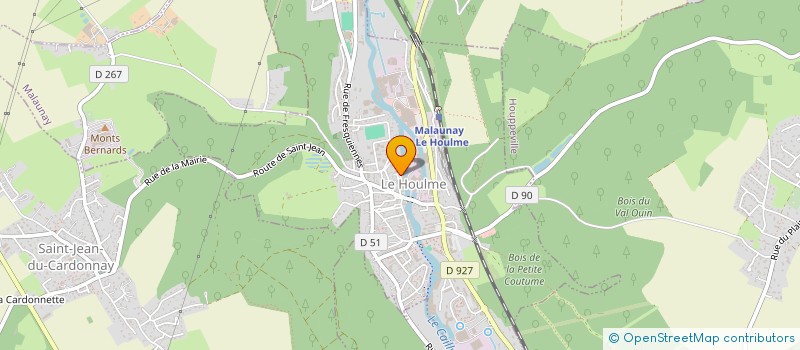 localisation de l'entreprise MADAME OPHELIE GALOPIN  LE HOULME